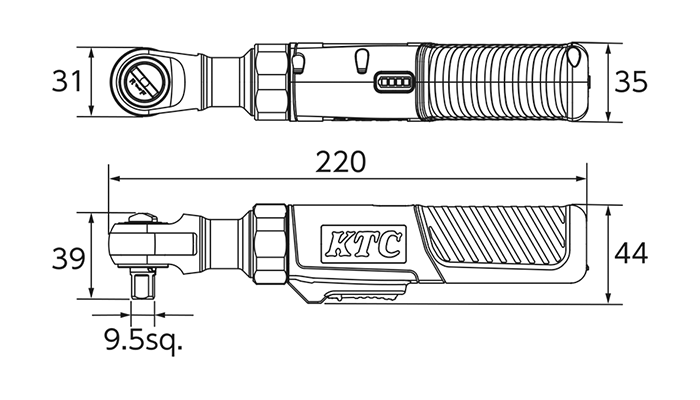 JTRE330の寸法図