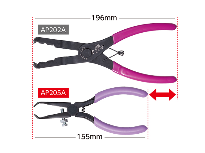 クリップクランププライヤ 80°