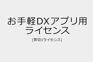 お手軽DXアプリ(買切1ライセンス)