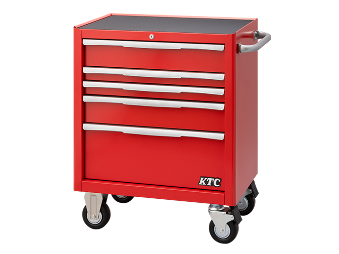 ローラーキャビネット（上段深型5段5引出し）