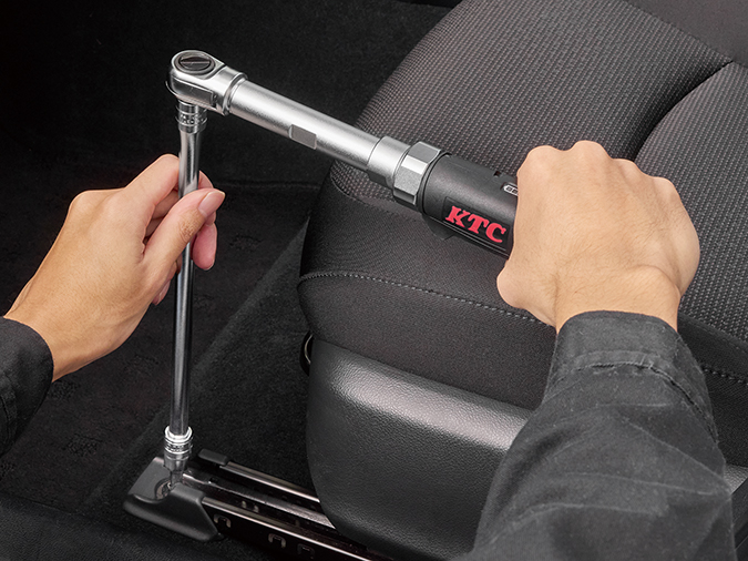 9.5sq.コードレスロングラチェットレンチセット