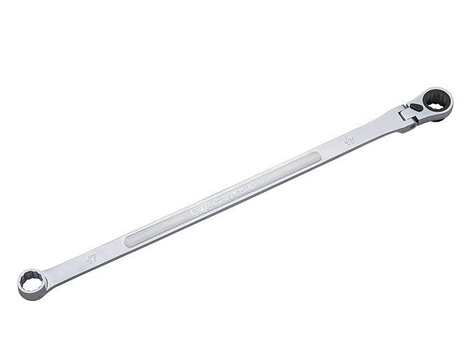 超ロングラチェットめがねレンチ(首振りタイプ)