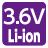 3.6V Li-ion