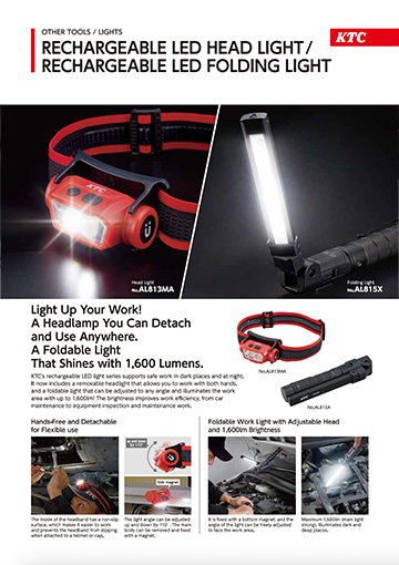RECHARGEABLE LED HEAD LIGHT & FOLDING LIGHT