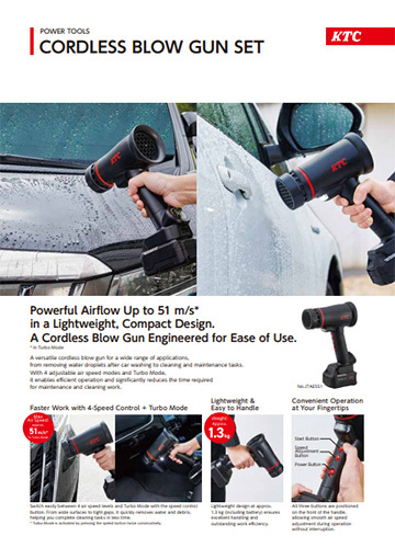 CORDLESS BLOW GUN SET