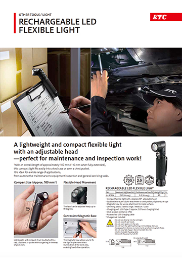RECHARGEABLE LED FLEXIBLE LIGHT